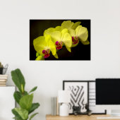 Yellow Orchid - Poster (Thuiskantoor)