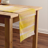 Yellow Pattern Table Runner Korte Tafelloper (Voorbeeld)
