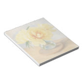 Yellow Peony - Note Pad Notitieblok (Schuin)