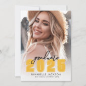 Yellow Photo-Afstuderen Kaart (Voorkant)