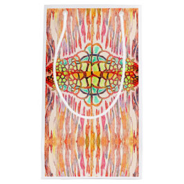 Yellow, Pink, Green Bright Magic Gift Bag Klein Cadeauzakje