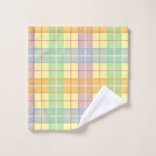 Yellow Plaid  (Gant de toilette)