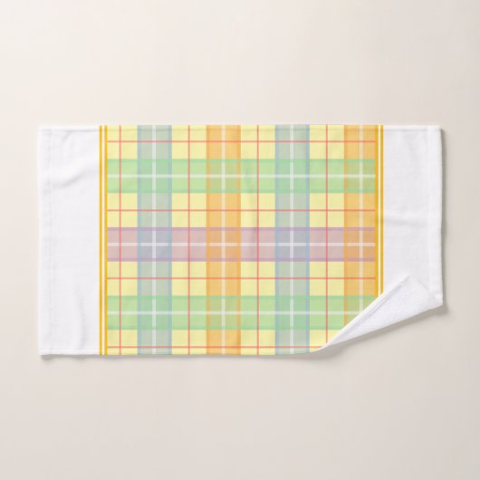 Yellow Plaid  (Serviette à main)