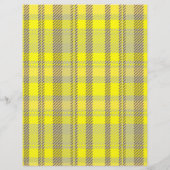 Yellow Plaid Bulk Scrapbook Paper Pages Flyer (Achterkant)