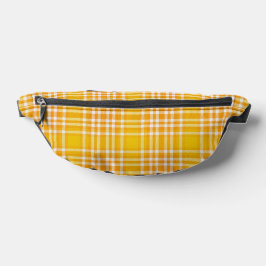 Yellow Plaid Fanny Pack Heuptasje
