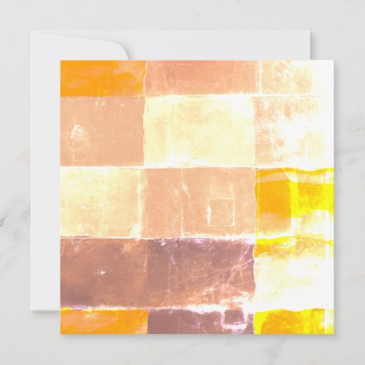 Yellow Plaid Peach Aankondiging (Voorkant)