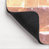 Yellow Plaid Peach Muismat (Hoek)