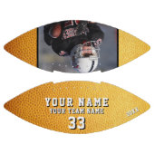 Yellow Player Name Number Team foto American Football (Panelen)