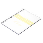 Yellow Poka Dots Notitieboek (Linkerzijde)