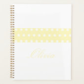 Yellow Poka Dots Planner (Voorkant)