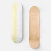 Yellow Poka Dots Skateboard (Voorkant)
