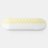 Yellow Poka Dots Skateboard (Horizontaal)
