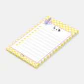 Yellow Polka Dot Diamond to Do Post-it® Notes (Schuin)