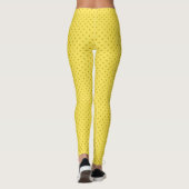Yellow Polka Dot Leggings (Achterkant)