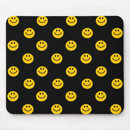 Yellow Polka Dot Pattern Muismat (Voorkant)
