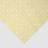 Yellow Polka Dot Pattern Tissuepapier (Detail)