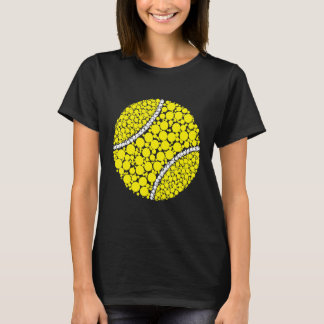 Yellow Polka Dot Tennis Ball International Dot Day T-shirt