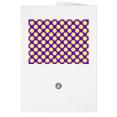 Yellow Polka Dots With Purple Background (Dos)