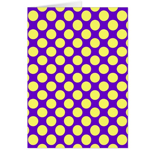 Yellow Polka Dots With Purple Background (Devant)