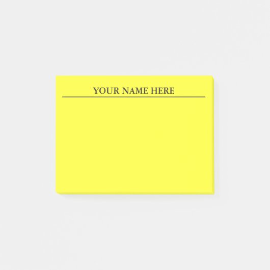 Yellow Post merkt het op Post-it® Notes (Voorkant)