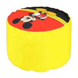 Yellow Pouf Poef