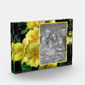 Yellow Primrose Flowers Creëer Uw Eigen Fotoblokken (Links)