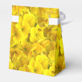Yellow Primrose Flowers Pattern Bedankdoosjes (Achterkant)