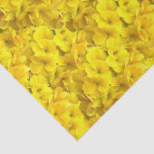 Yellow Primrose Flowers Pattern Tissuepapier (Detail)