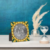 Yellow Rays Abstract Creëer Je eigen foto Fotoplaat (Insitu)