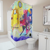 Yellow Red Blue Wassily Kandinsky Douchegordijn (In situ)