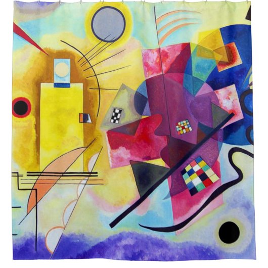 Yellow Red Blue Wassily Kandinsky Douchegordijn (Voorkant)