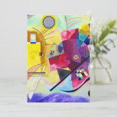 Yellow Red Blue Wassily Kandinsky Kaart (Staand voorkant)