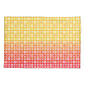 Yellow Red gradiëntvlakpatroon Kussensloop (Achterkant)