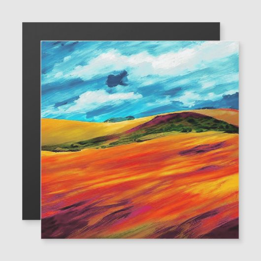 Yellow Red Hills (Voorkant / Achterkant)