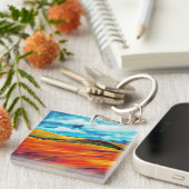 Yellow Red Hills Sleutelhanger (Voorkant Rechts)