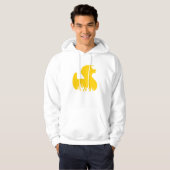 Yellow Rockabilly Duck Hoodie (Voorkant volledig)