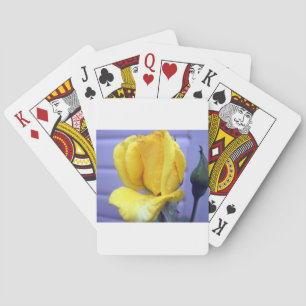 Yellow Rodebud Speelkaarten