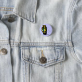 Yellow Rollerbot Ronde Button 3,2 Cm (In situ)