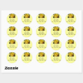 Yellow Rose Address Label (Vel)