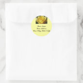 Yellow Rose Address Label (Tas)