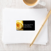 Yellow Rose Address Label (Insitu)