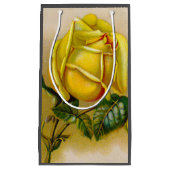 Yellow Rose Antiek  Print Fine Art Klein Cadeauzakje (Voorkant)