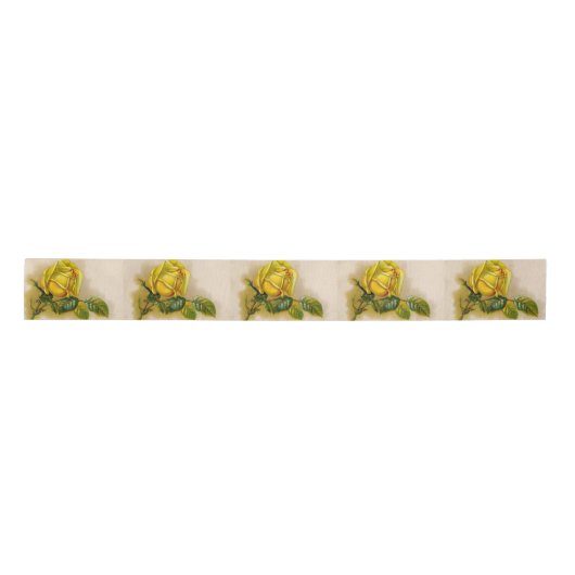 Yellow Rose Antiek  Print Fine Art Lint (Voorkant)