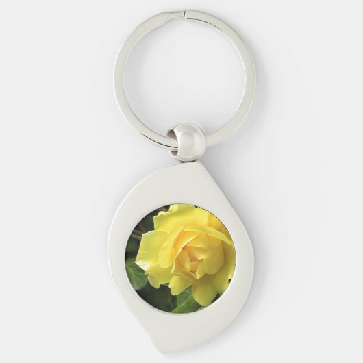 Yellow Rose Beauty Sleutelhanger (Voorkant)