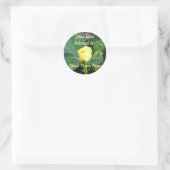 Yellow Rose Book Name Bord Sticker (Tas)