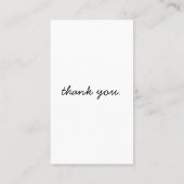  Yellow Rose Botanical Dank u kaart Visitekaartje (Achterkant)