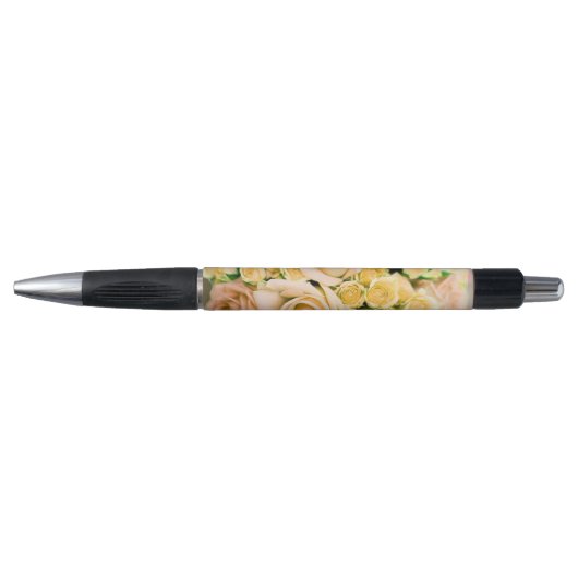 Yellow Rose Bouquet Flower Pen (Voorkant)