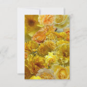 Yellow Rose Collage Flat Note Card Notitiekaartje (Voorkant)