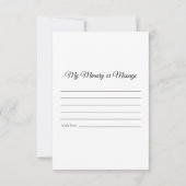 Yellow Rose Flower Deel Een Geheugen Begrafenis Notitiekaartje (Achterkant)