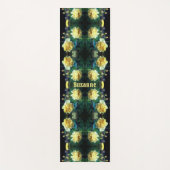 Yellow Rose Flower Pair Abstract gepersonaliseerd Yogamat (Voorkant)